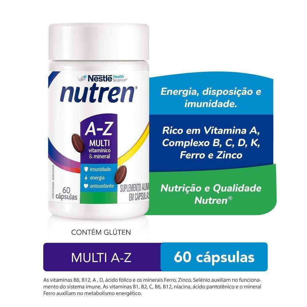 Polivitamínico Nutren A-Z Multi 60 cápsulas - Drogaria Poupa Centro