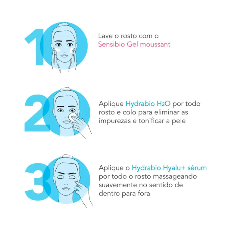 Sérum Facial Anti-Idade Preenchedor Bioderma Hydrabio Hyalu+ Sérum Com 30ml