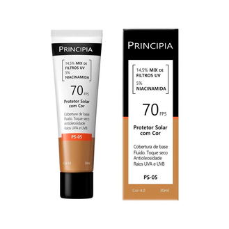 Protetor Solar Facial Principia PS-05 Cor 4.0 FPS 70 30ml