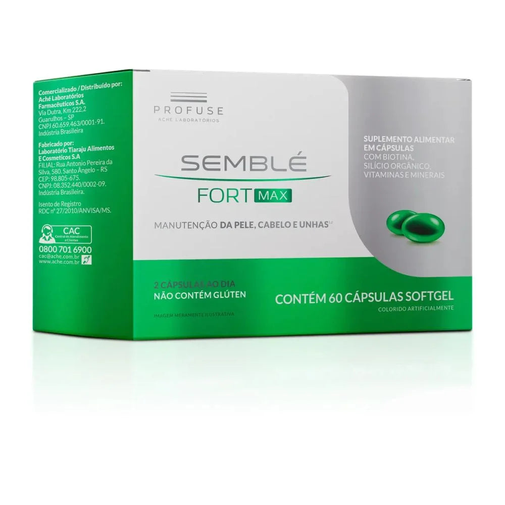 Polivitamínico Semble Fortmax - Profuse - 60 Cápsulas