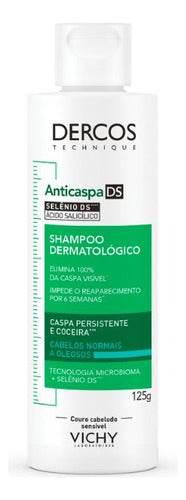 Shampoo Dercos Anti Caspa Ds Cabelos Normais A Oleosos 125g Vichy - Drogaria Poupa Centro