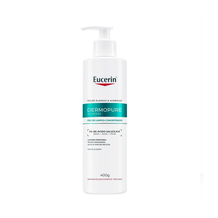 Gel de Limpeza Facial Concentrado Eucerin DermoPure 400g