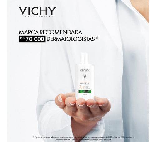 Protetor Solar Vichy Protetor Solar Protetor Solar Uv-clear S/ Cor 60fps En Gel Creme 40ml - Drogaria Poupa Centro