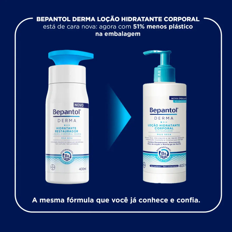 Hidratante Corporal Bepantol Derma Restaurador 400mL