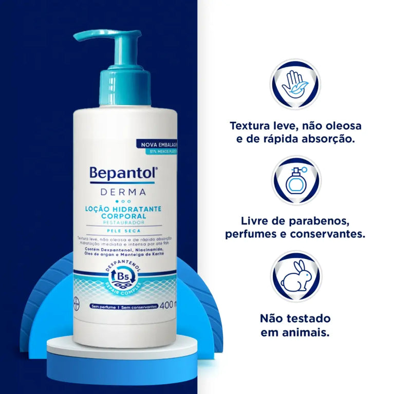 Hidratante Corporal Bepantol Derma Restaurador 400mL