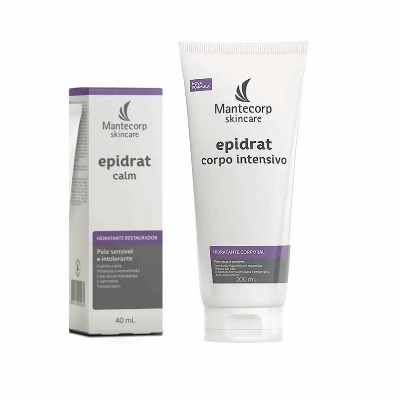 KIT Epidrat Calm Hidrat Restaurador 40ml + Epidrat Corpo Intensivo 200ml