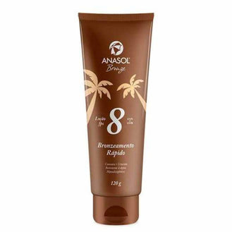 Loção Bronzeadora Anasol Bronze FPS 8 Com 120g - Drogaria Poupa Centro