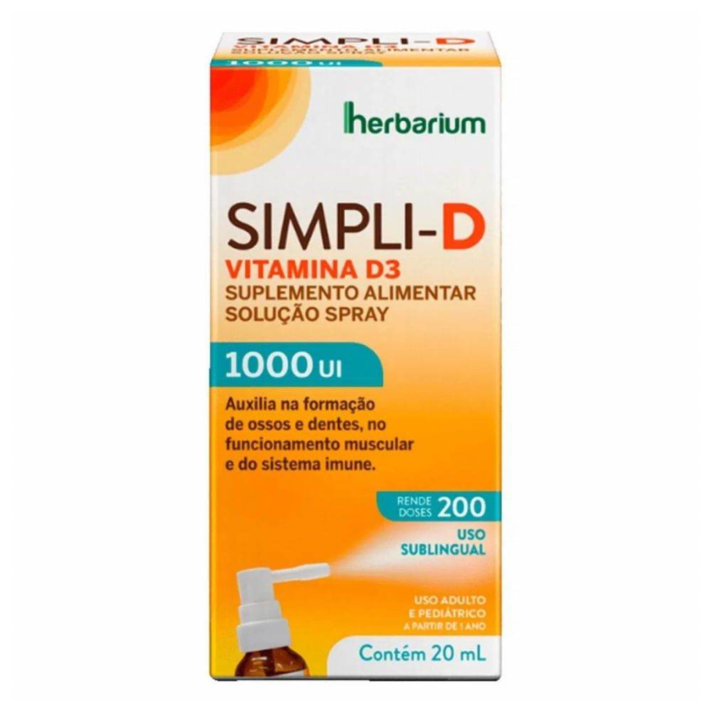 Simpli D 1000Ui - 20Ml - Drogaria Poupa Centro