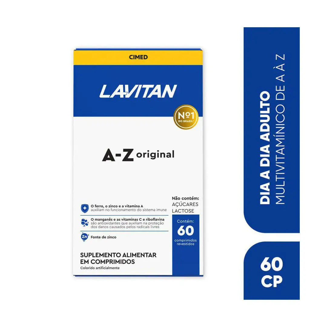 Lavitan Vitamina A-Z Com 60 Comprimidos