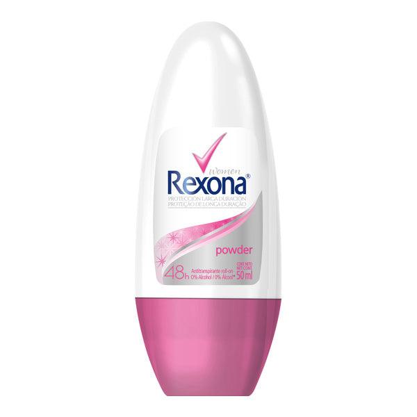 DESODORANTE REXONA POWDER FEMININO ROLLON 50ML - Drogaria Poupa Centro