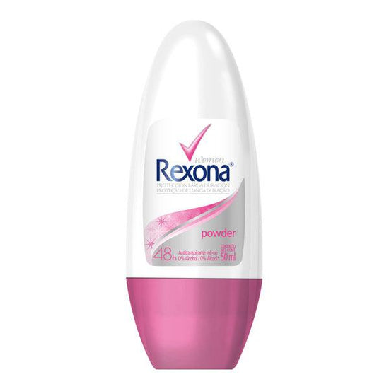DESODORANTE REXONA POWDER FEMININO ROLLON 50ML - Drogaria Poupa Centro