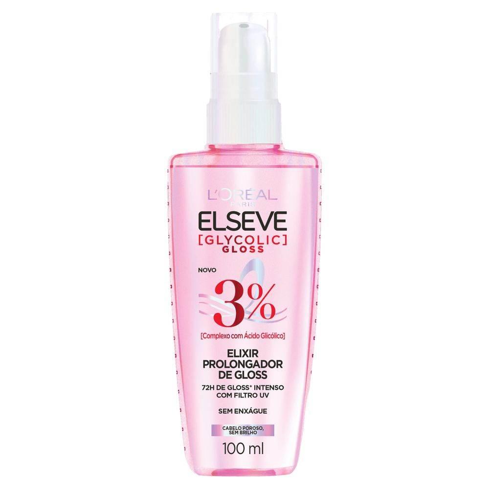 Sérum Elseve Glycolic Gloss Elixir - 100ml L'Oréal - Drogaria Poupa Centro