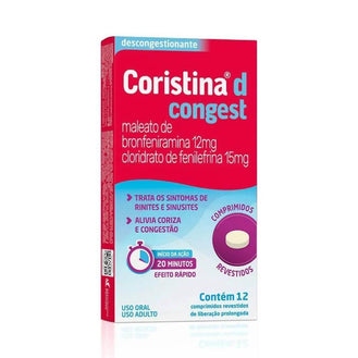 Coristina D Congest C/12 Comprimidos - Drogaria Poupa Centro