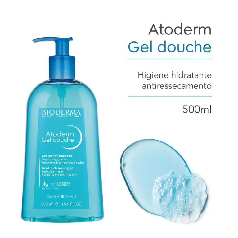 Gel de Banho Bioderma Atoderm Hidratante com 500ml