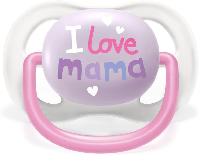 Chupeta Ultra Air 0-6 Meses Philips Avent Girl Decorada Dupla