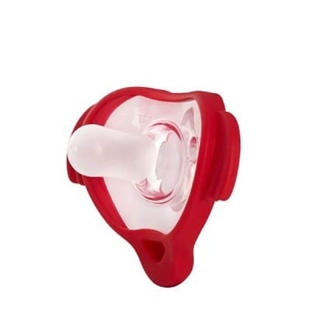 Chupeta Neopan Silicone Vermelha T1 - Drogaria Poupa Centro