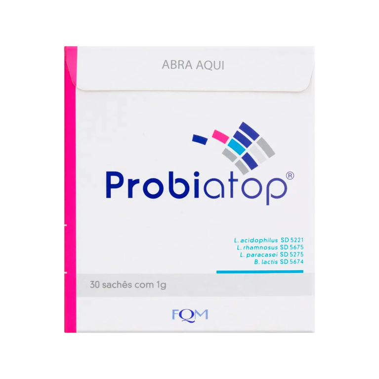 Suplemento Probiótico Probiatop - 30 Sachês com 1g