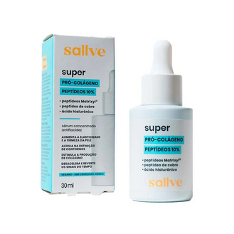 Sérum Facial Super Pró‑Colágeno 10% Peptídeos Sallve – 30 ml