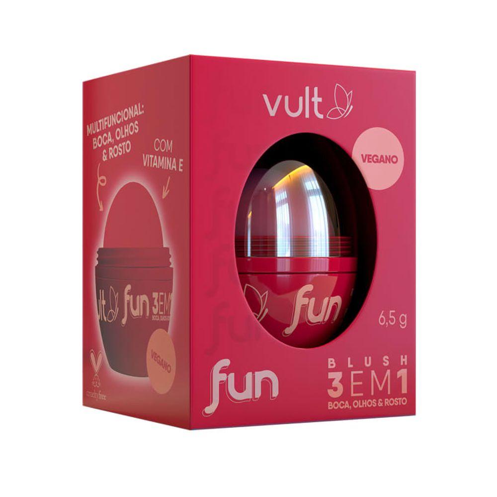 Vult Blush Fun Cereja Coradinha 3 em 1