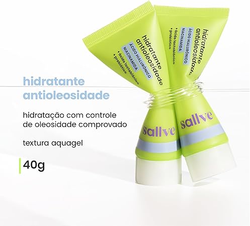 Hidratante Antioleosidade Sallve 40Gr