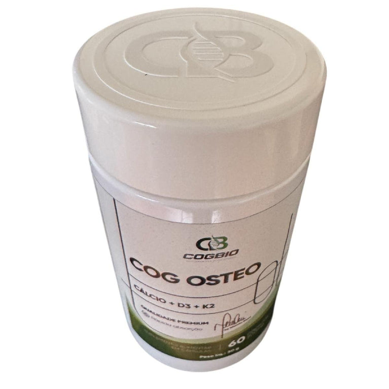Cálcio 500 + Vitamina D + Vitamina K2 60 Cáps -Cog Osteo