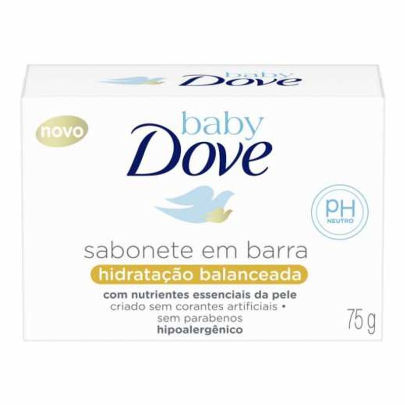 Sabonete em Barra Dove Baby Hidratacao Balanceada 75g