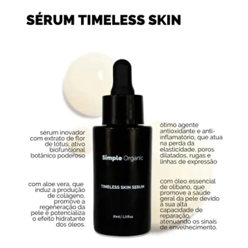 Sérum Timeless Skin Simple Organic 30ml