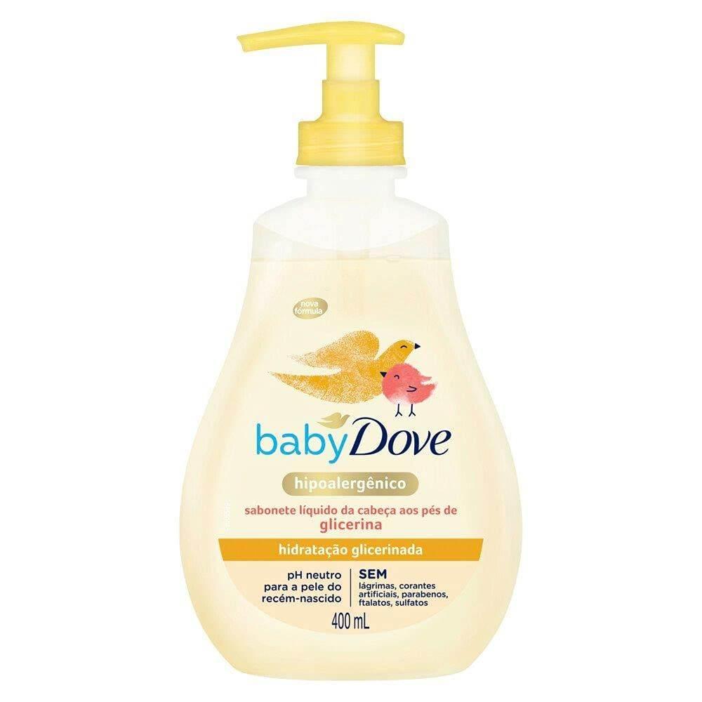 Sabonete Líquido Dove Baby Hidratação Glicerina - 400Ml - Drogaria Poupa Centro