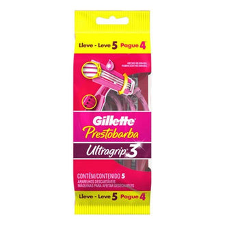 Aparelho Prestobarba Ultragrip3 L5P4 Fix Feminino - Drogaria Poupa Centro