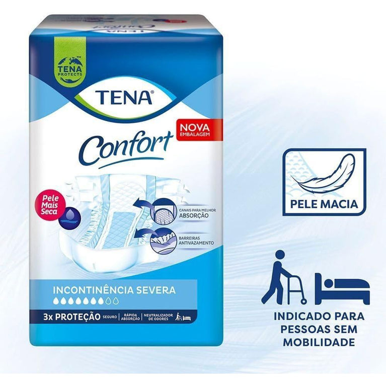 Fralda Geriatrica Tena Confort G 8 unidades