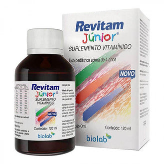 Polivitamínico Revitam Júnior Infantil 120ml - Drogaria Poupa Centro