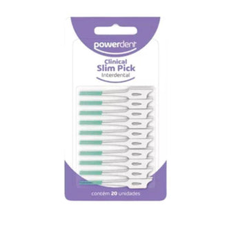 Palito Interdental Powerdent Slim Pick C/20 - Drogaria Poupa Centro