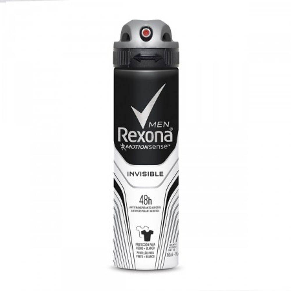 Desodorante Rexona Antitranspirante Aerosol Men Antibacteriano Invisible 150ml - Drogaria Poupa Centro