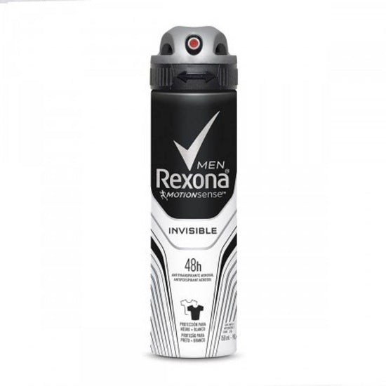 Desodorante Rexona Antitranspirante Aerosol Men Antibacteriano Invisible 150ml - Drogaria Poupa Centro