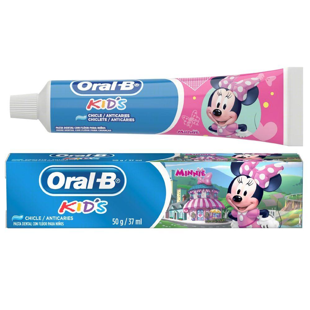 Creme Dental Oral-B Kids Minnie 50g - Drogaria Poupa Centro