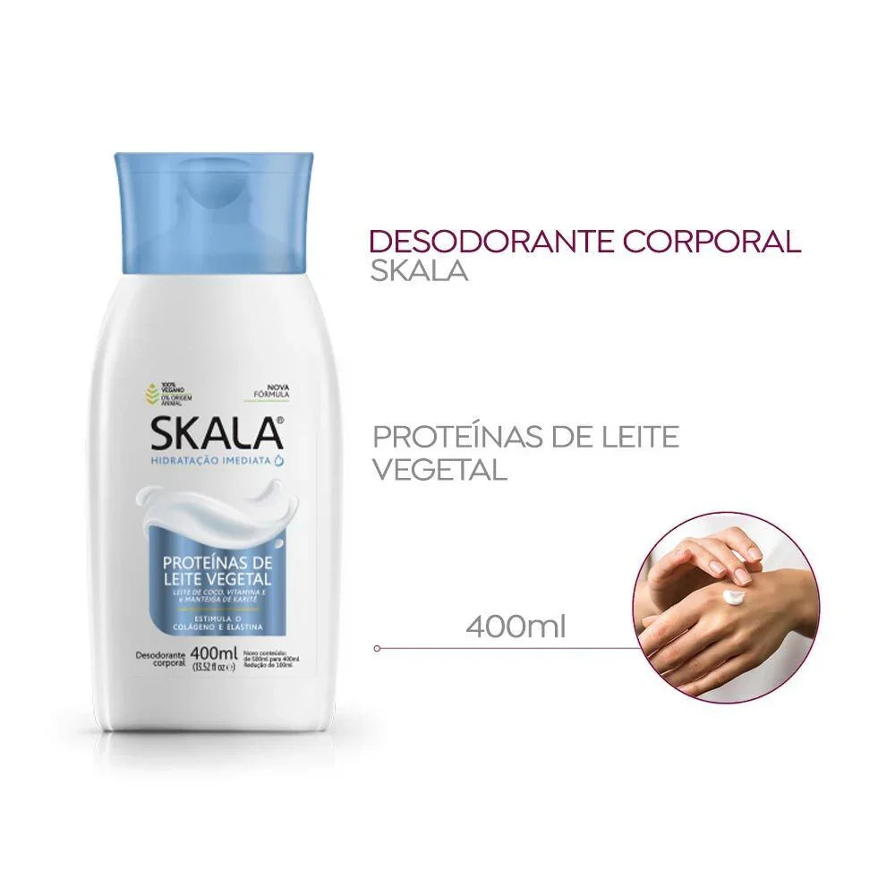 Loção Hidratante Skala Proteínas de Leite Vegetal 400ml
