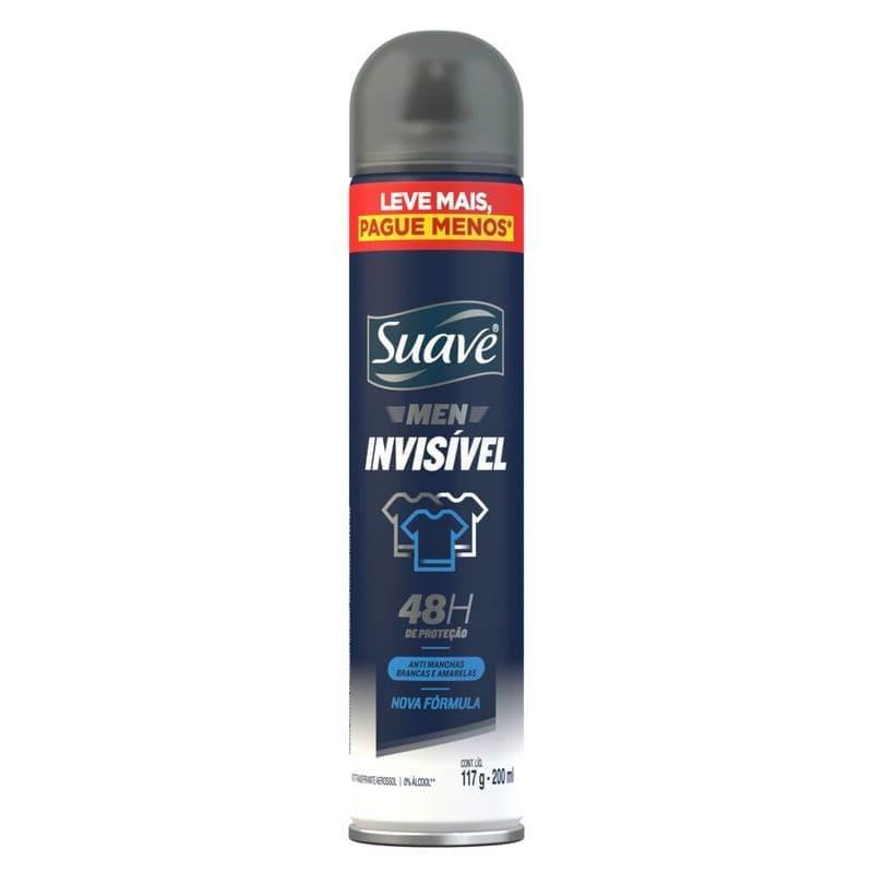 Deso Suave Men Aer Ap Invis 200Ml - Drogaria Poupa Centro