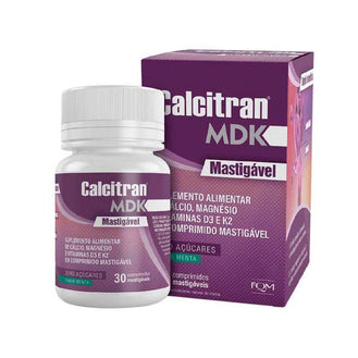 Calcitran Mdk Mastigavel 30´S Cx 30 Comp Mast - Drogaria Poupa Centro