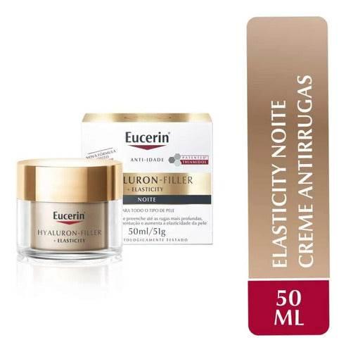 Eucerin Hyaluron-filler + Elasticity Noturno - Creme 50ml - Drogaria Poupa Centro