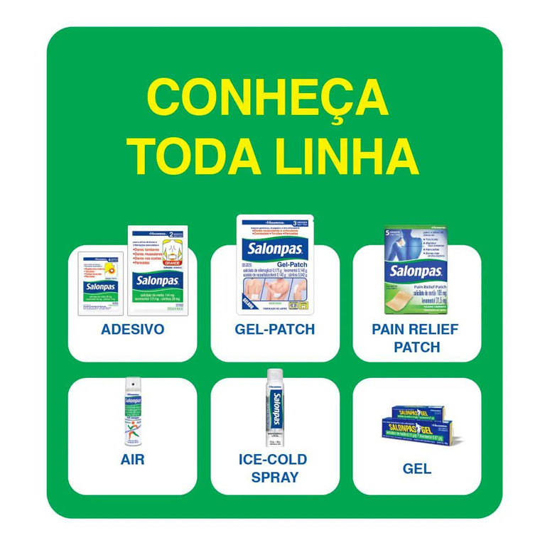 Adesivo Salonpas Pequeno 10 unidades