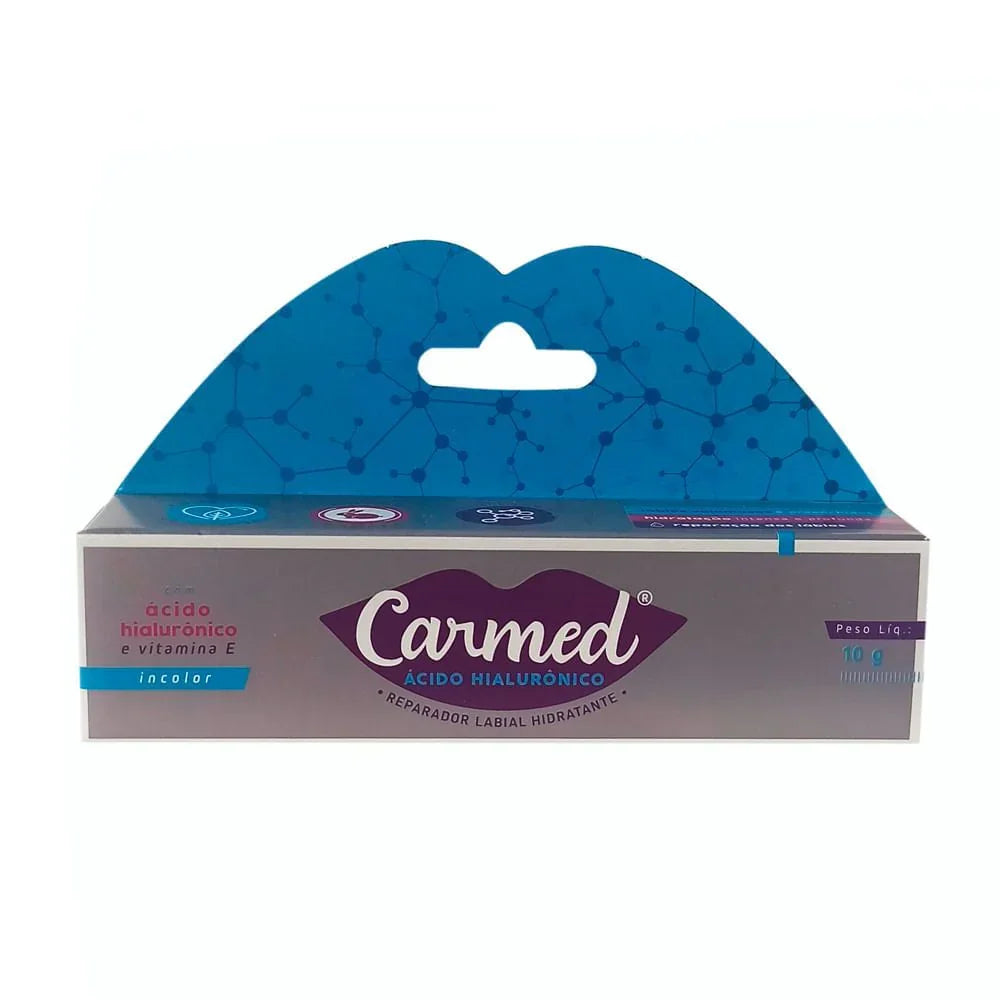 Reparador Labial Hidratante Carmed Ácido Hialurônico - 10g