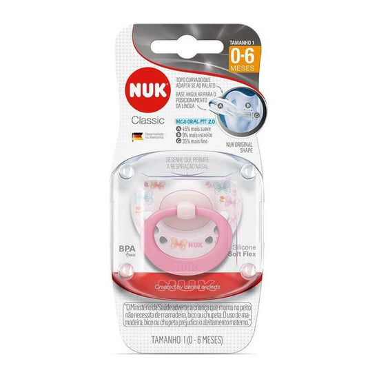 Chupeta Nuk Classic 0-6 M - Drogaria Poupa Centro
