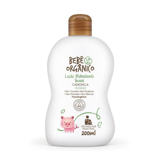 Loção Hidratante Suave Bebê Orgânico 200ml