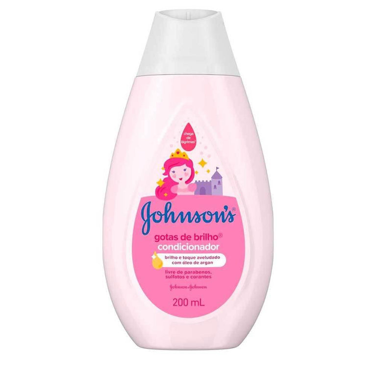 Condicionador Johnson Baby Gotas de Brilho 200ml - Drogaria Poupa Centro