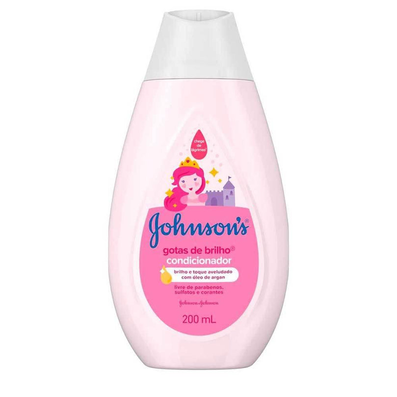 Condicionador Johnson Baby Gotas de Brilho 200ml - Drogaria Poupa Centro