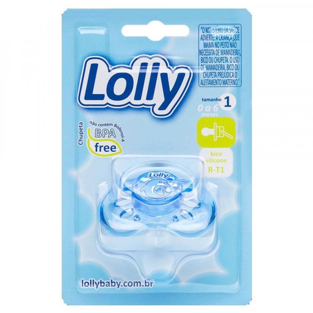 Chupeta Lolly Oceano Silicone R-T1 Azul - Drogaria Poupa Centro