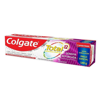 Creme Dental Colgate Total 12 Gengiva Reforçada 140g - Drogaria Poupa Centro