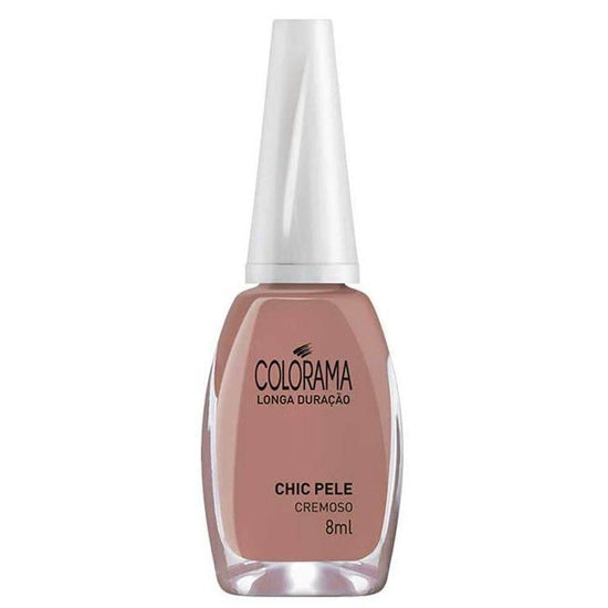 Esmalte Cremoso Chic Pele 8ml Colorama - Drogaria Poupa Centro