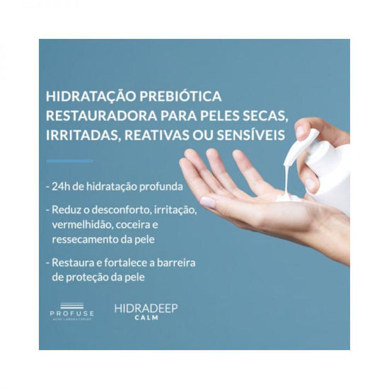 Creme Hidratante Profuse Hidradeep Calm - Corpo e Rosto 400g - Drogaria Poupa Centro