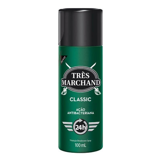 Desodorante Masculino Tres Marchand classic 100Ml - Drogaria Poupa Centro